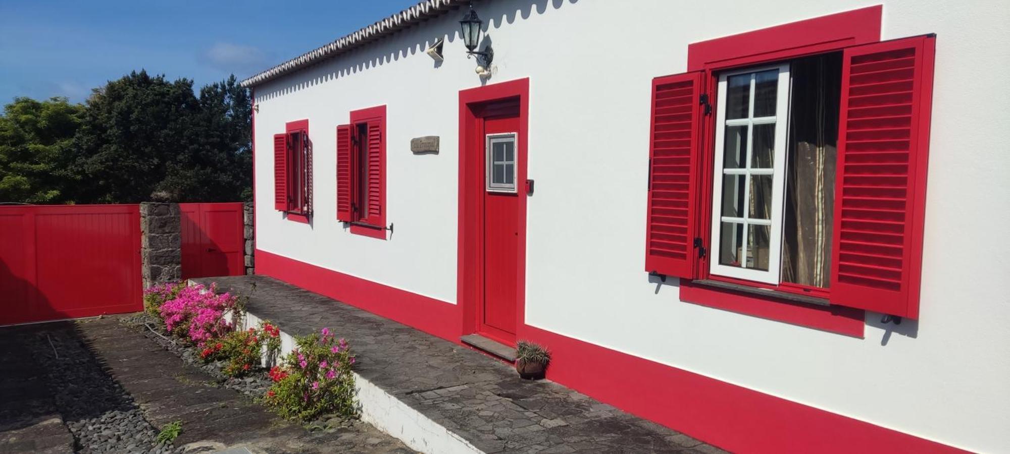 Gasthaus Casal Do Vulcao Capelo Exterior foto